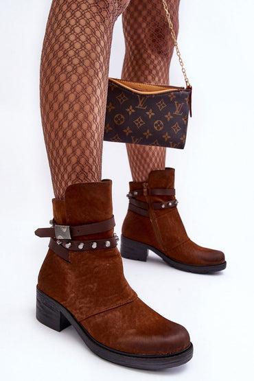 Heel boots model 185640