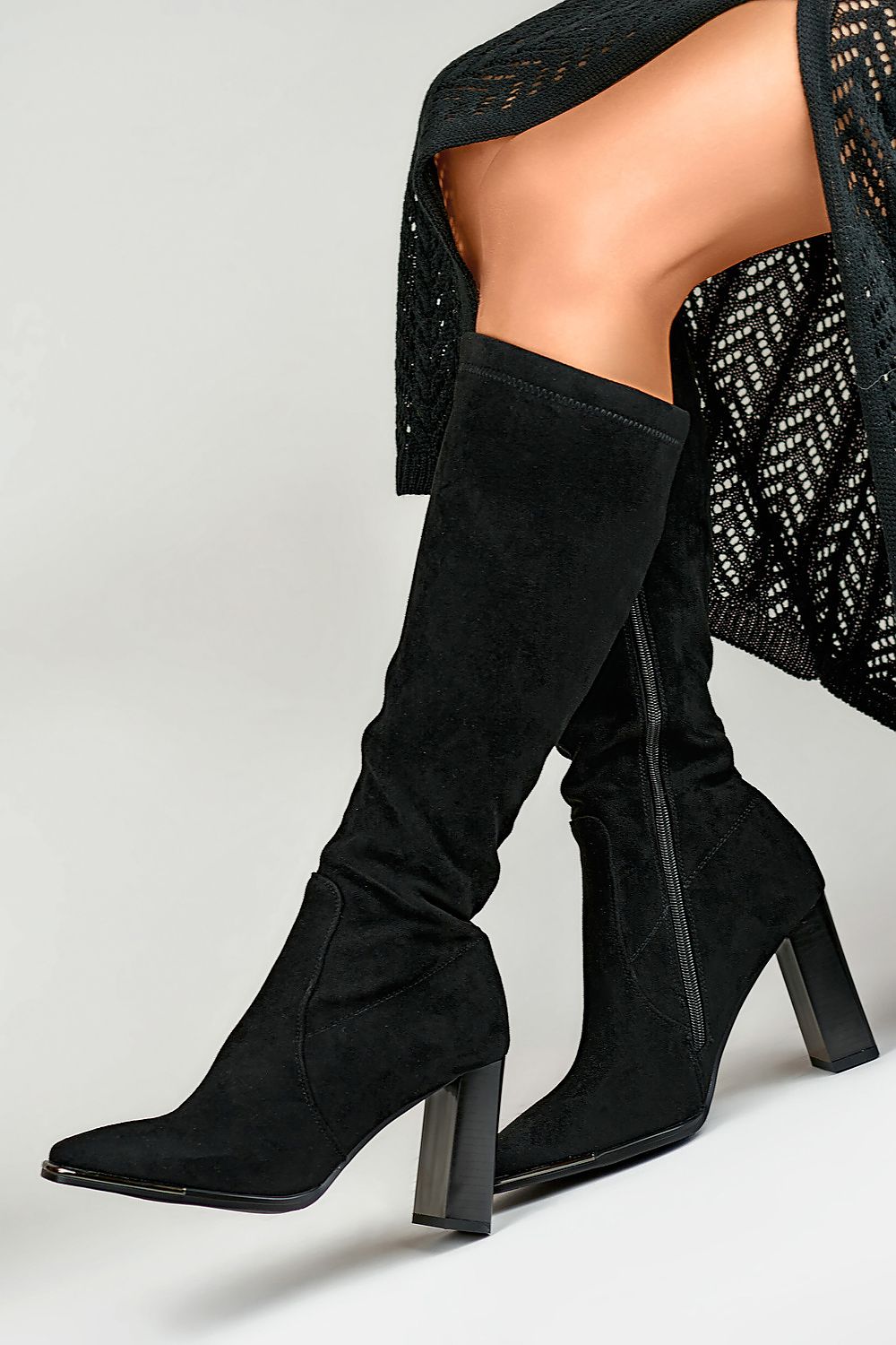 Heel boots model 186038