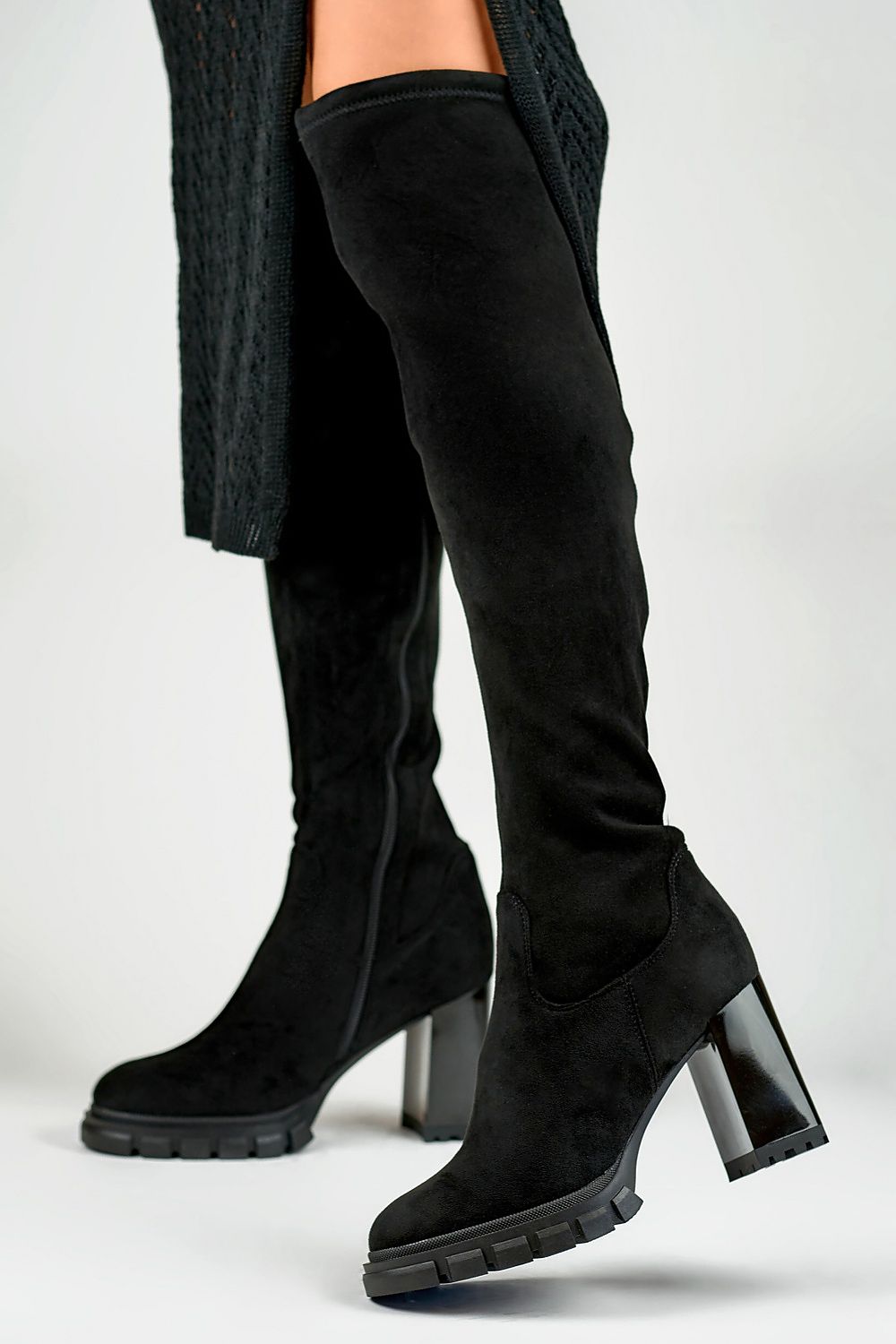 Heel boots model 186438