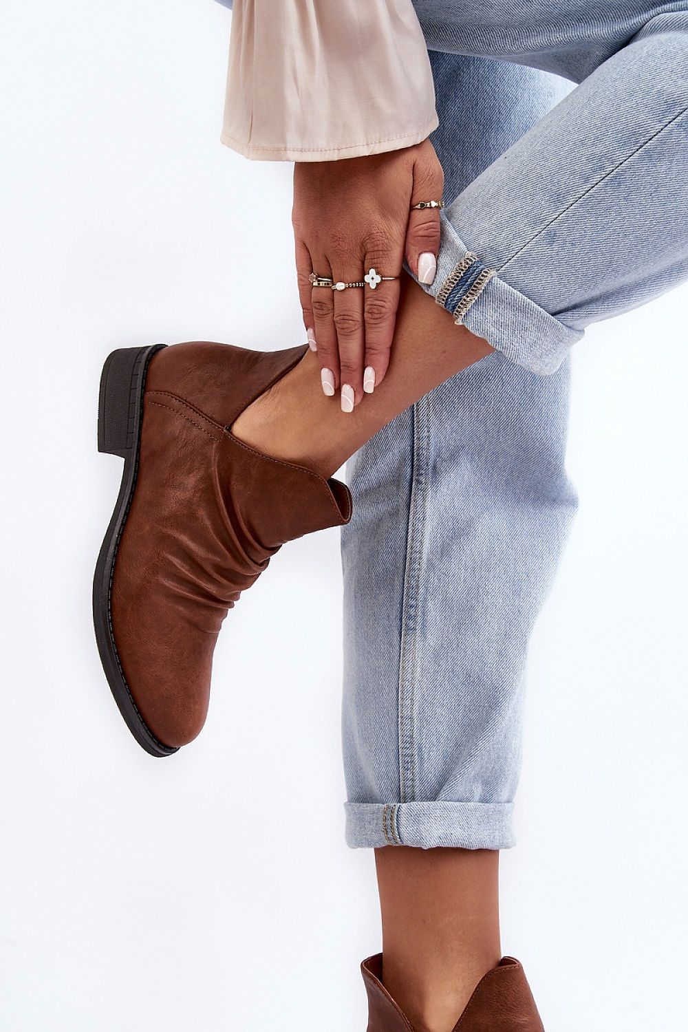 Heel boots model 186475