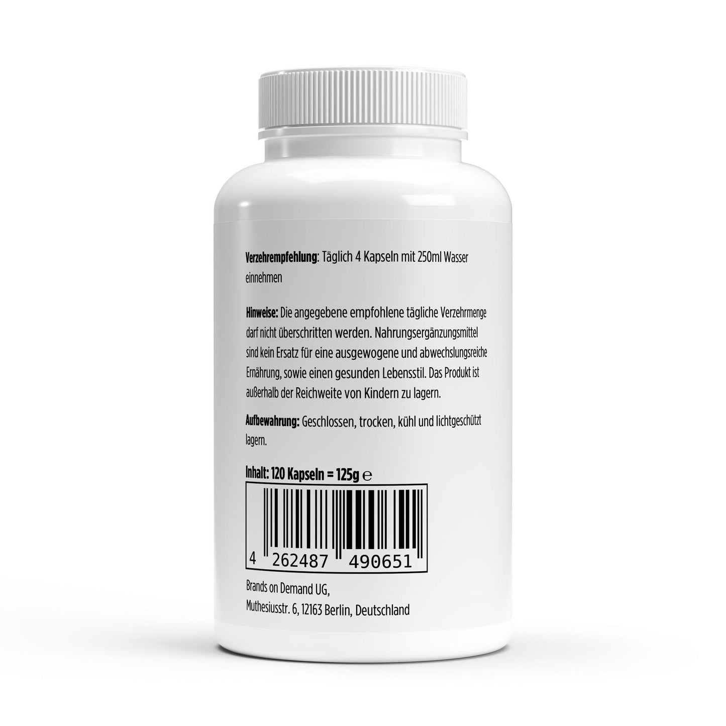 Sodium Bicarbonate Enteric-Coated - 120 Capsules