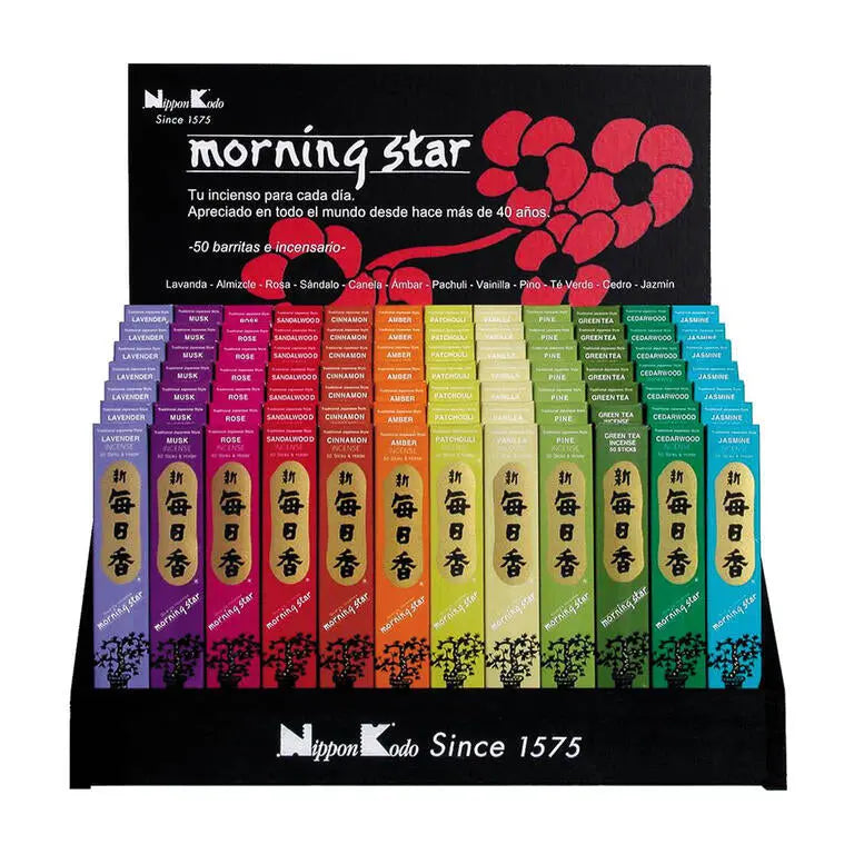 Display de incensos japoneses Morning Star