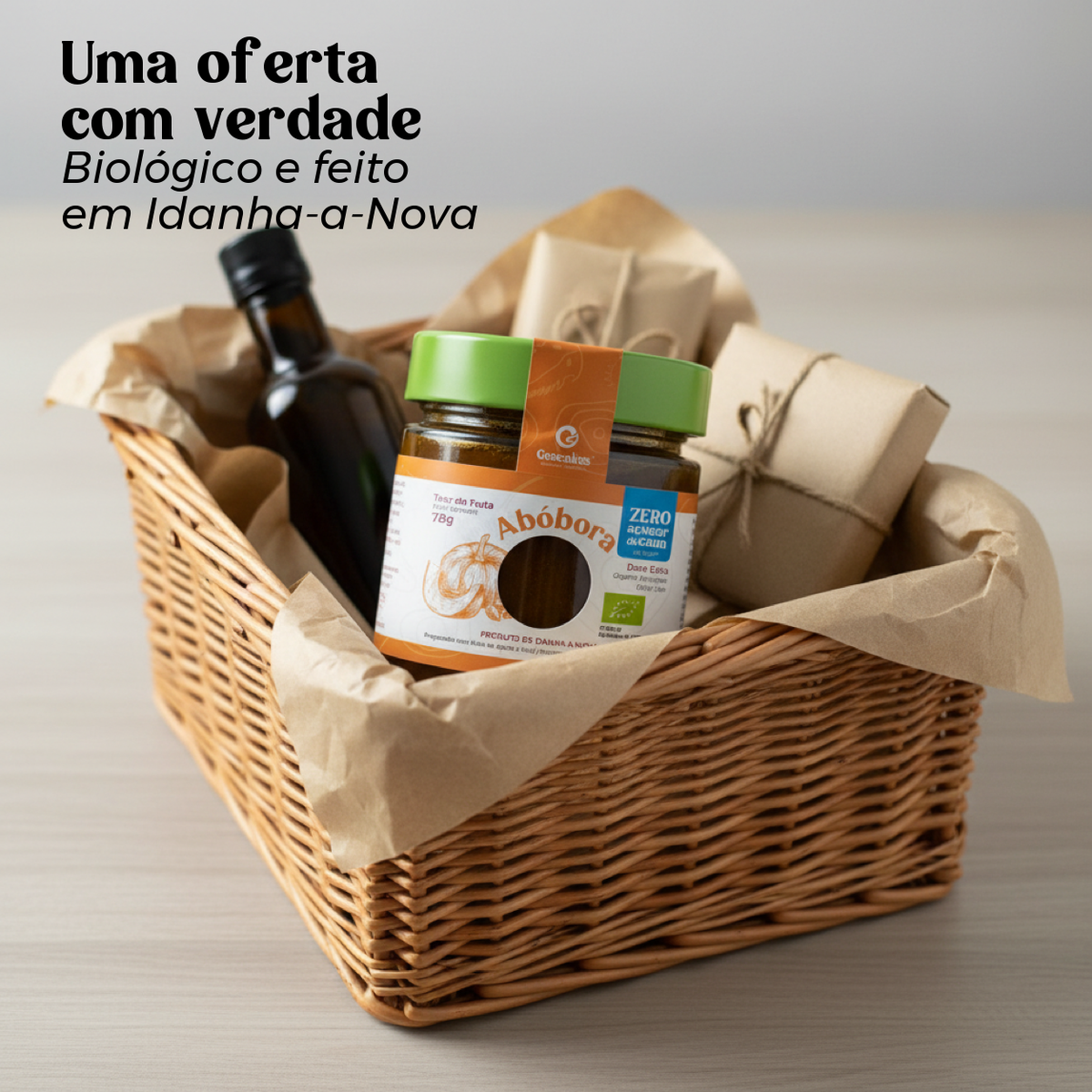 Doce Extra de Abóbora Biológico, Sem Açúcar