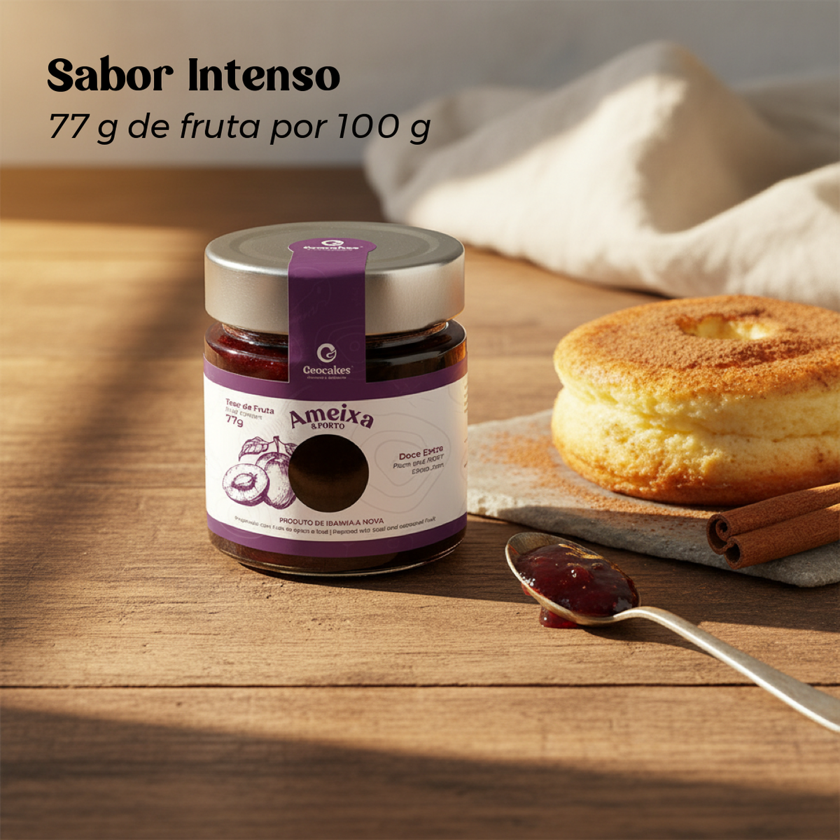 Doce Extra de Ameixa e Porto Artesanal