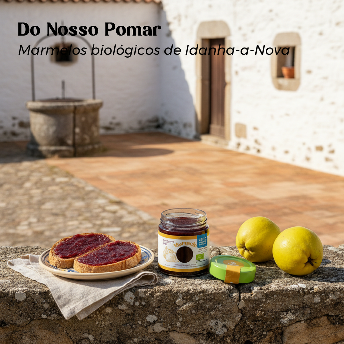 Doce Extra de Marmelo Biológico, Sem Açúcar