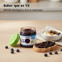 Doce Extra de Mirtilo Biológico, Sem Açúcar