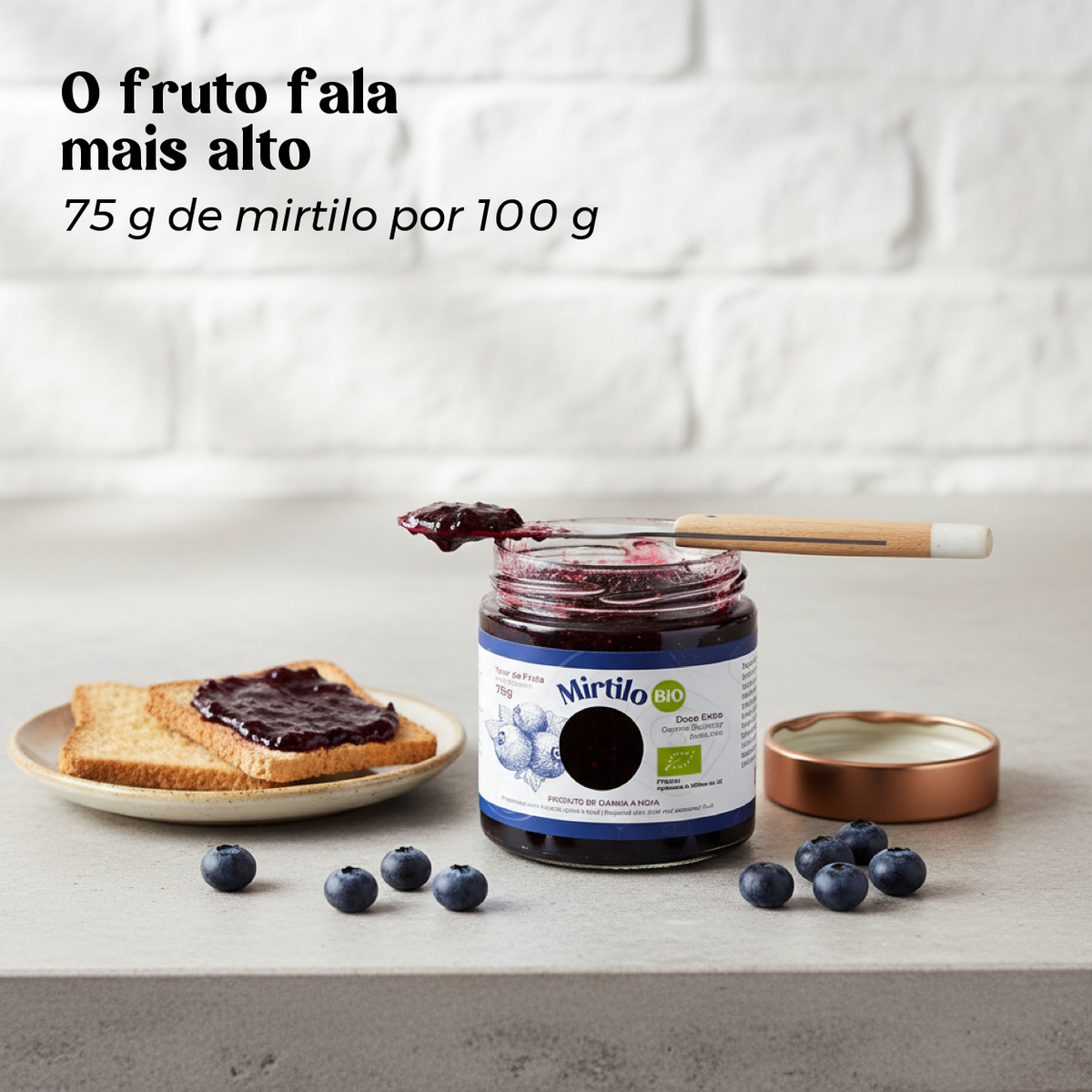 Doce Extra de Mirtilo Biológico da Beira Baixa