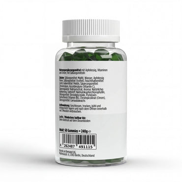 Apfelessig + C + B6 + Chrom Gummies - 60 Stk