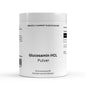 Produto ChanceToBrand glucosamina em pó 1000g em embalagem branca para suplemento alimentar