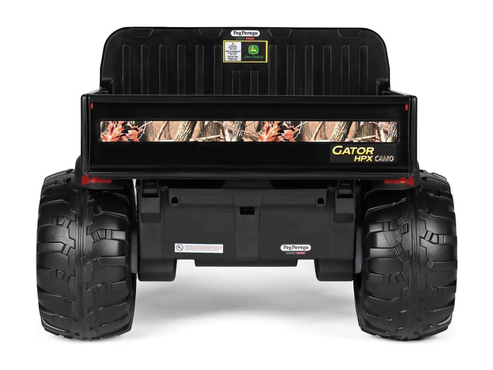 Trator elétrico para crianças John Deere Gator HPX  Camuflado 12V 2 Lugares