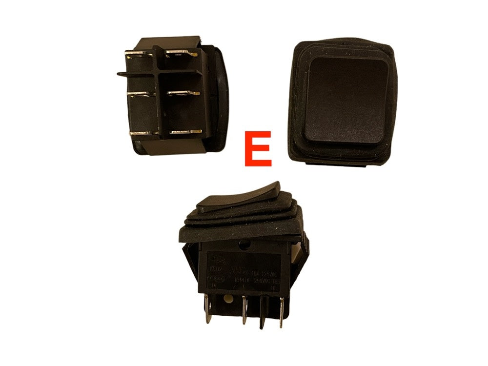 Interruptores e botões de ligar/desligar para carros infantis elétricos, motos e quadriciclos