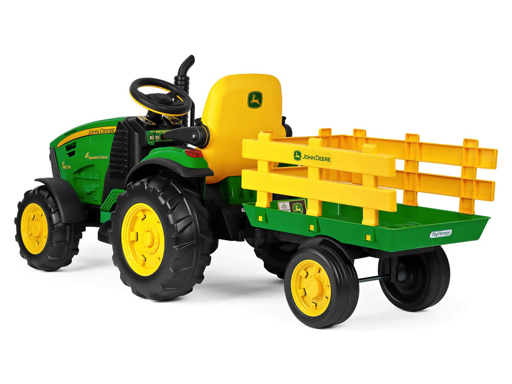 JOHN DEERE Trator John Deere + reboque com controle remoto