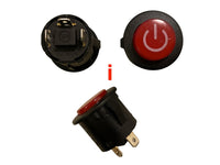 Interruptores e botões de ligar/desligar para carros infantis elétricos, motos e quadriciclos