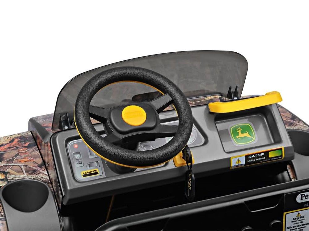 Trator elétrico para crianças John Deere Gator HPX  Camuflado 12V 2 Lugares