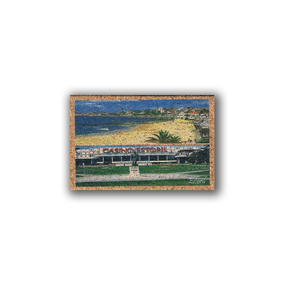 Casino Estoril - Cork Fridge Magnet