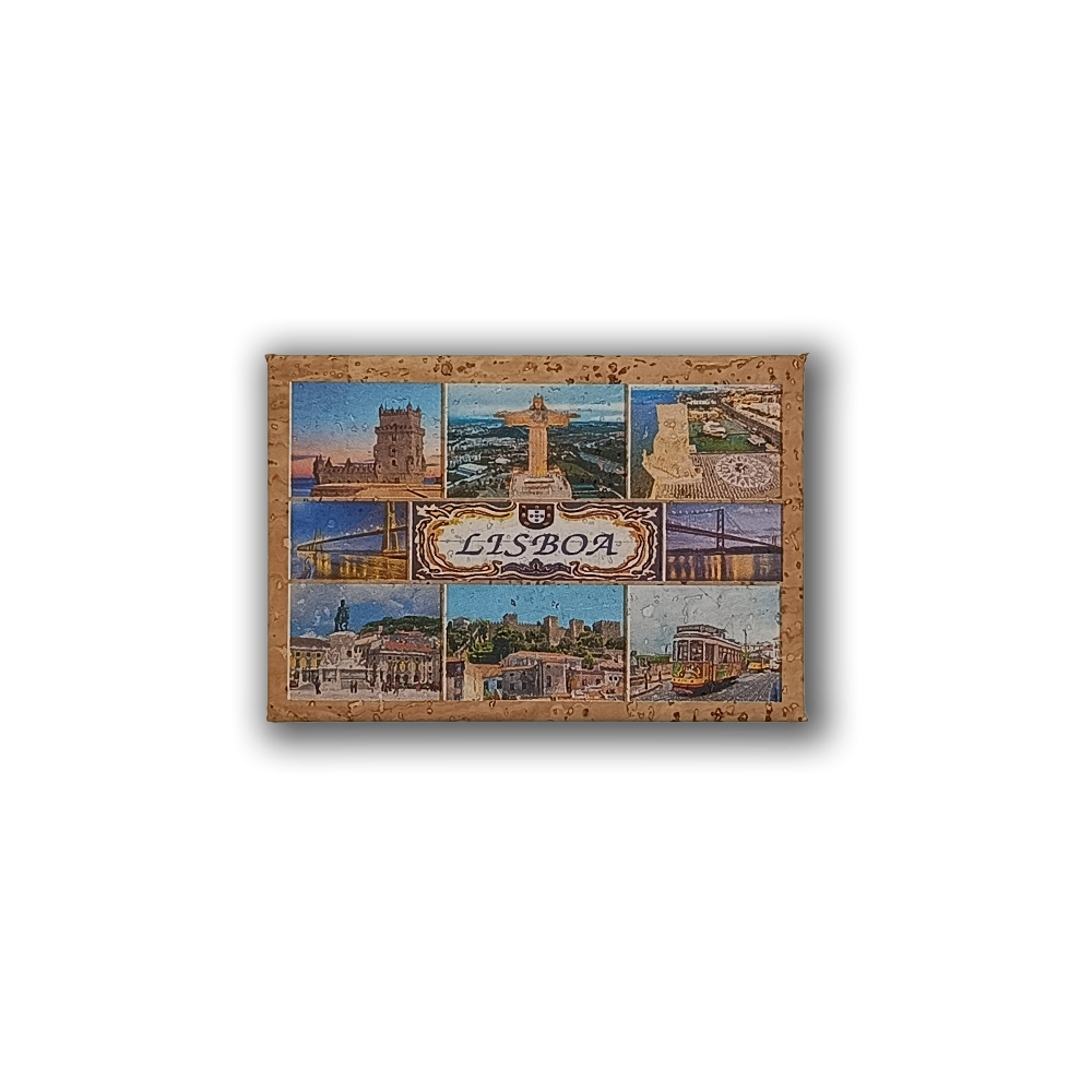 Lisbon Memories - Cork Fridge Magnet