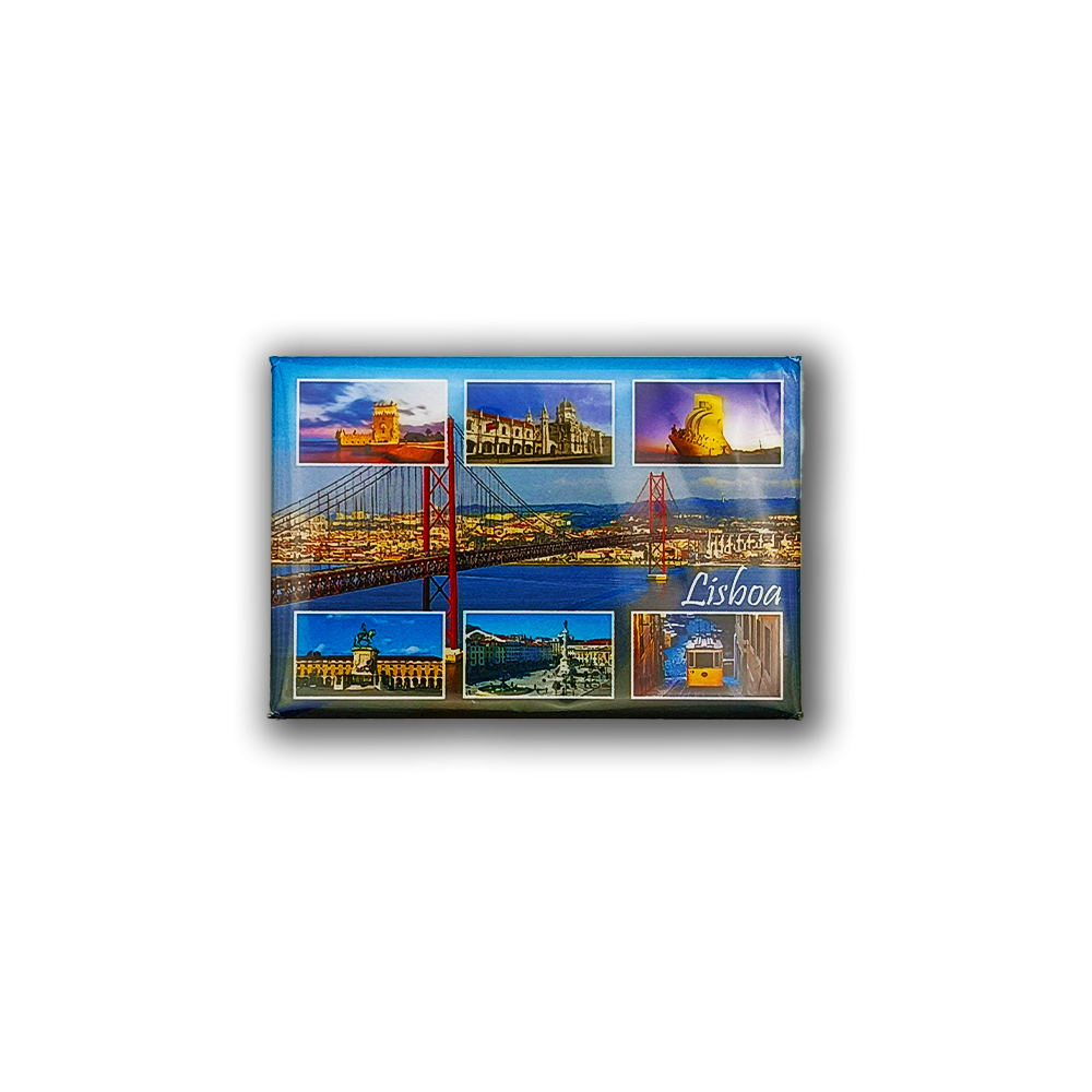 Lisbon Iconics Places - Fridge Magnet