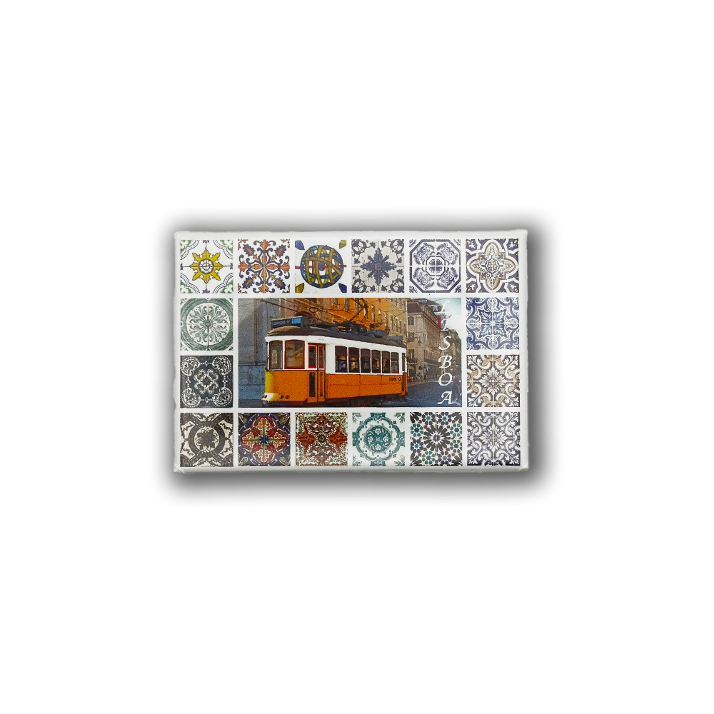 Lisbon Tiles - Fridge Magnet
