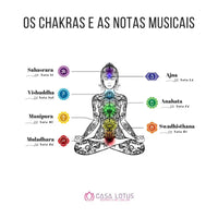 Taça sonora de cristal quartzo multicolorido - 20 cm