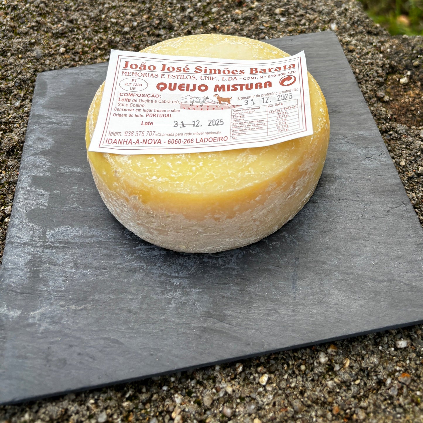 Queijo de Mistura Artesanal João Barata - Ovelha e Cabra