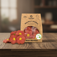 Rosas Albardeiras Biológicas - Biscoitos Artesanais Geocakes 170g