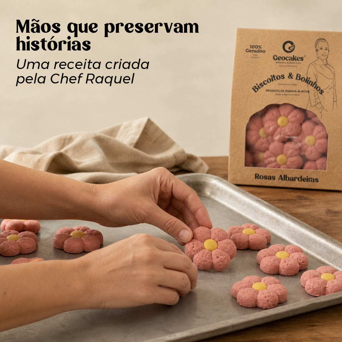 Biscoitos Rosas Albardeiras da Beira Baixa