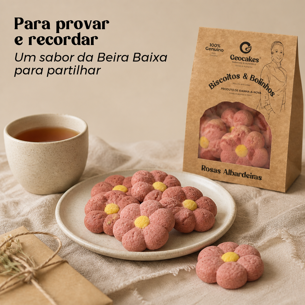 Biscoitos Rosas Albardeiras da Beira Baixa