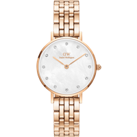 Daniel Wellington DW Watch Petite Lumine 5-Link Melrose 28mm Rose Gold