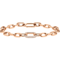 Daniel Wellington DW Crystal Link 165mm Rose Gold