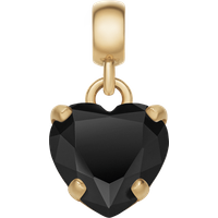 Daniel Wellington DW Charm Heart Crystal One Size Gold/Black