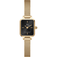 Daniel Wellington DW Watch Quadro Mini Evergold Onyx 15.4x18.2mm Gold