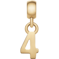 Daniel Wellington DW Charm Number 4 Gold