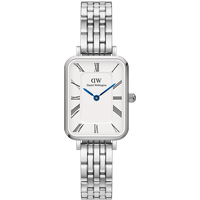 Daniel Wellington DW Watch Quadro Roman Numerals 5-Link 20x26mm Silver