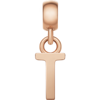 Daniel Wellington DW Charm Letter T Rose Gold