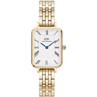Daniel Wellington DW Watch Quadro Roman Numerals 5-Link Gold 20x26mm
