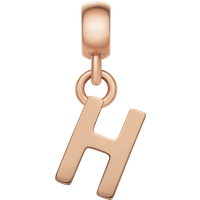 Daniel Wellington DW Charm Letter H Rose Gold