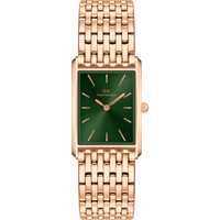 Daniel Wellington DW Watch Bound 9-Link Emerald Sunray 32x22mm Rose Gold