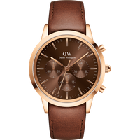 Daniel Wellington DW Watch Iconic Chronograph St Mawes Amber RG 42mm Rose Gold