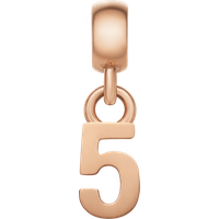 Daniel Wellington DW Charm Number 5 Rose Gold