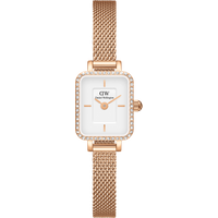 Daniel Wellington DW Watch Quadro Mini Lumine Bezel Rose Gold 15.4x18.2mm