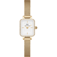 Daniel Wellington DW Watch Quadro Mini Lumine Bezel Gold 15.4x18.2mm