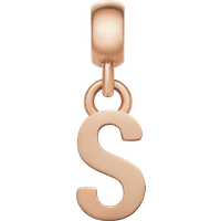 Daniel Wellington DW Charm Letter S Rose Gold
