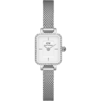 Daniel Wellington DW Watch Quadro Mini Lumine Bezel Silver 15.4x18.2mm