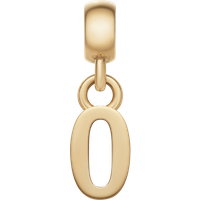 Daniel Wellington DW Charm Number 0 Gold