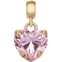 Daniel Wellington DW Charm Heart Crystal One Size Gold/Pink