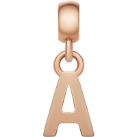Daniel Wellington DW Charm Letter A Rose Gold