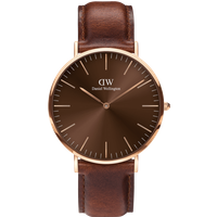 Daniel Wellington DW Watch Classic St Mawes Amber 40mm Rose Gold