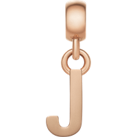 Daniel Wellington DW Charm Letter J Rose Gold
