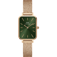 Daniel Wellington DW Watch Quadro Pressed Melrose Emerald 20x26mm Rose Gold