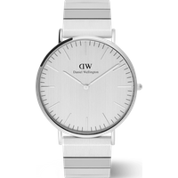 Daniel Wellington DW Watch Classic Piano Link Silver Unitone 40mm